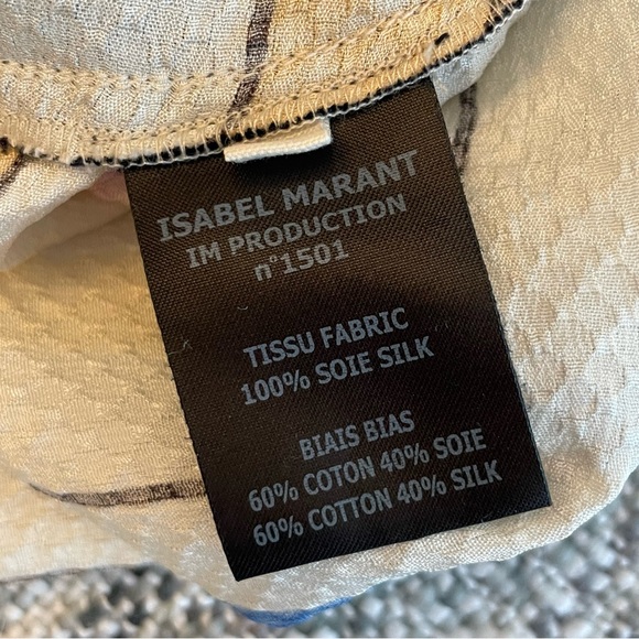 Isabel Marant Étoile Silk Blouse Size M - Picture 9 of 9